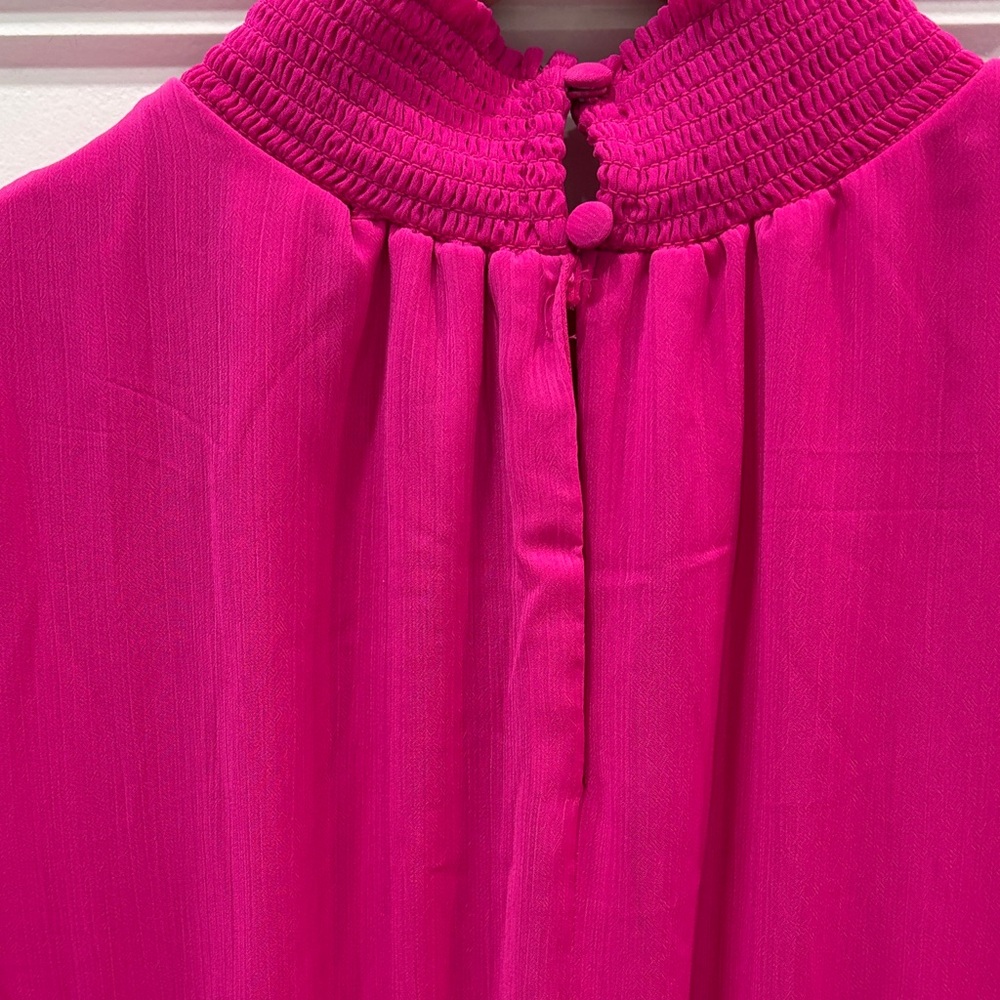 MSK Fuchsia Ruffle Detail Dress - Picture 6 of 10